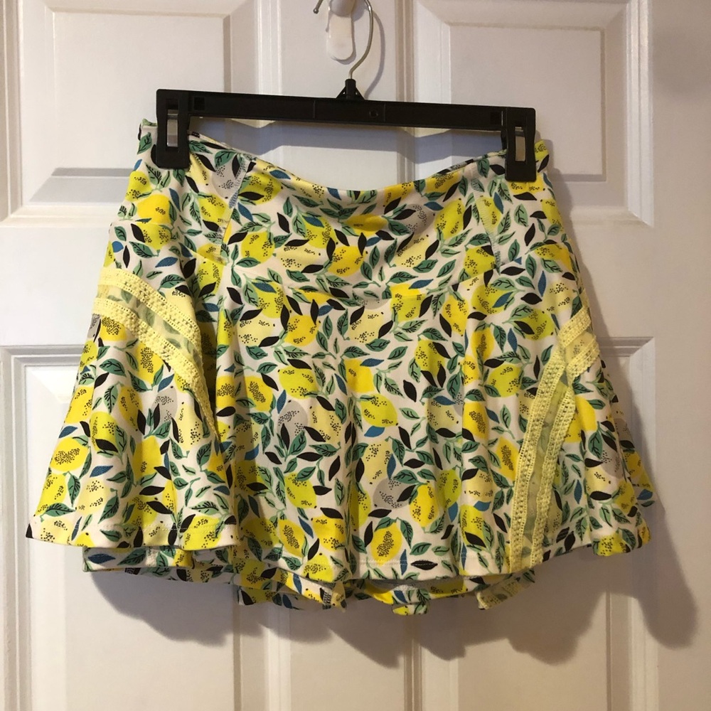 Floral Yellow Skirt